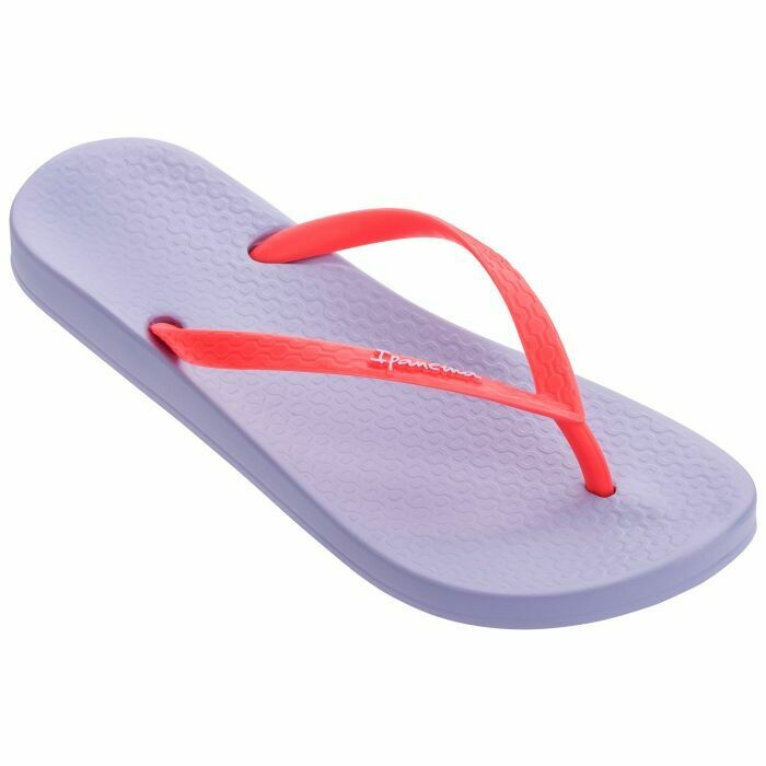 Ipanema Anatomica Flip Flops - Coral and Violet