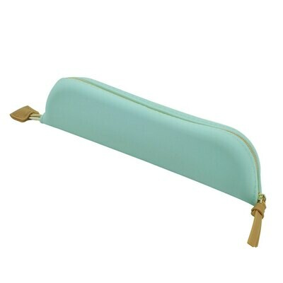 Soft Silicone Pencil Case - Aqua