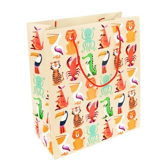 Colourful Creatures Large Gift Bag