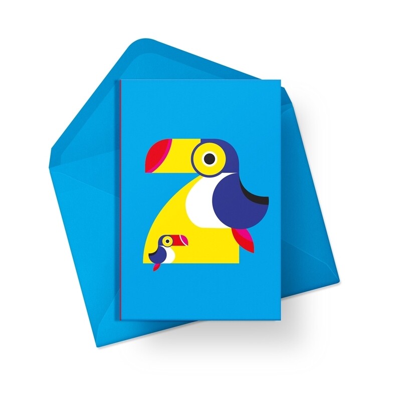 2nd Birthday Toucan Card