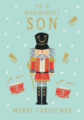 Wonderful Son Nutcracker Christmas Card