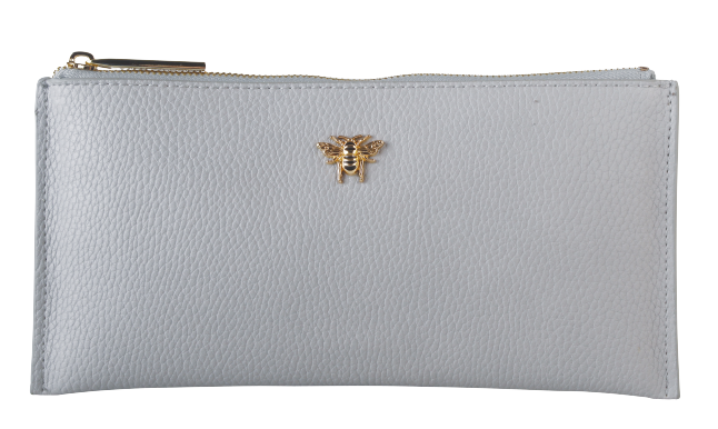 Alice Wheeler Bee Large Purse - Grey