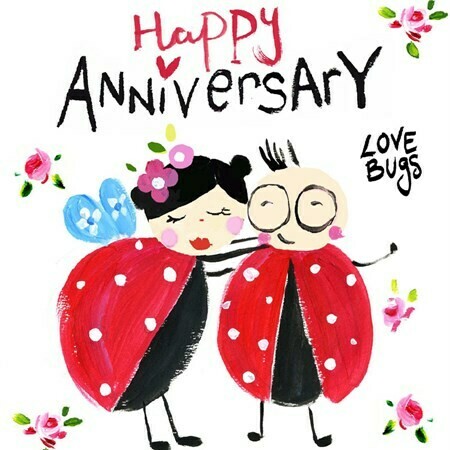 Love Bugs Anniversary Card