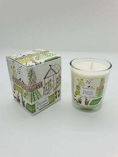 Summer Rhubarb &amp; Ginger Candle 9cl