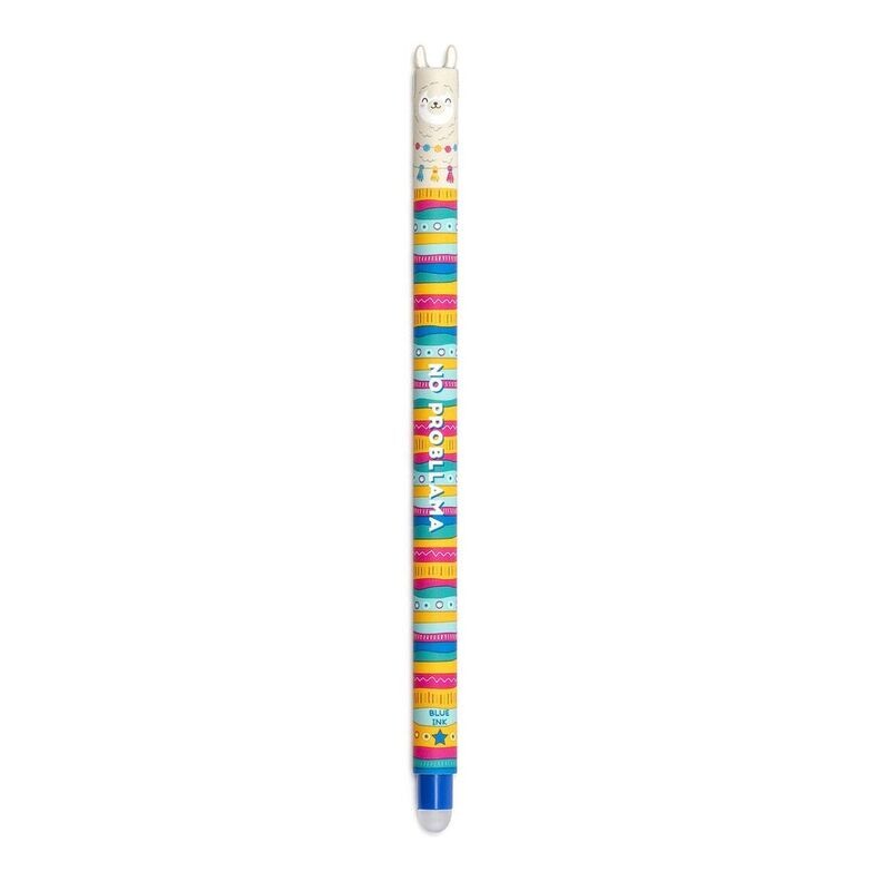 Legami Erasable Gel Pen - Llama (Blue Ink)