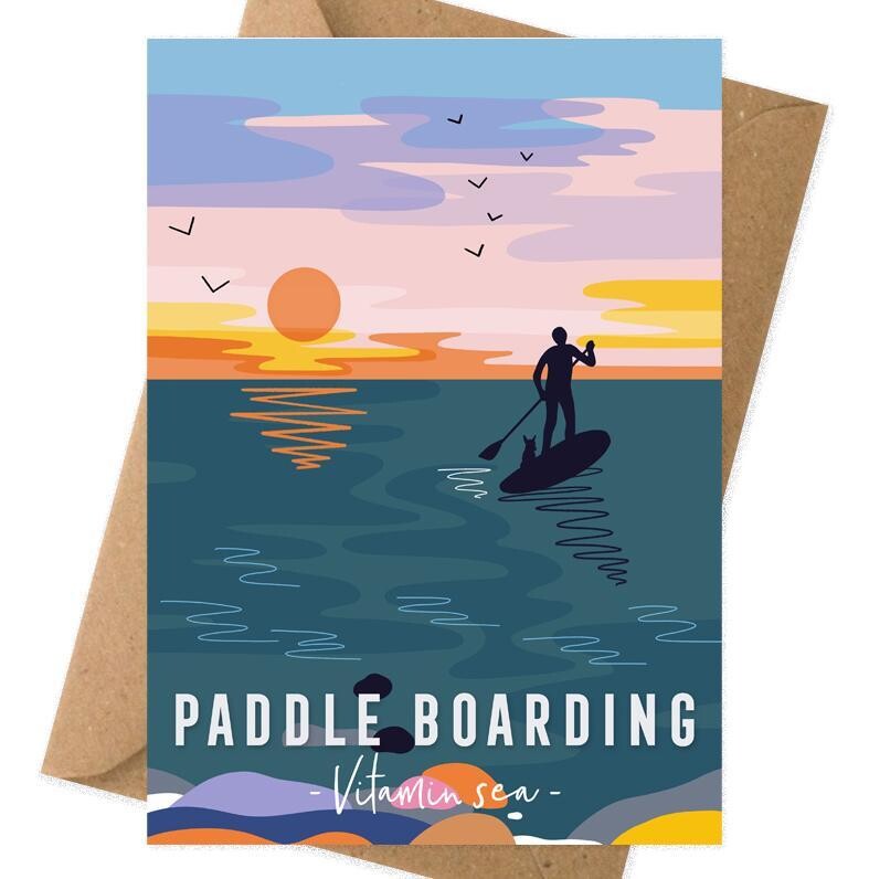 Vitamin Sea Paddle Boarding Card