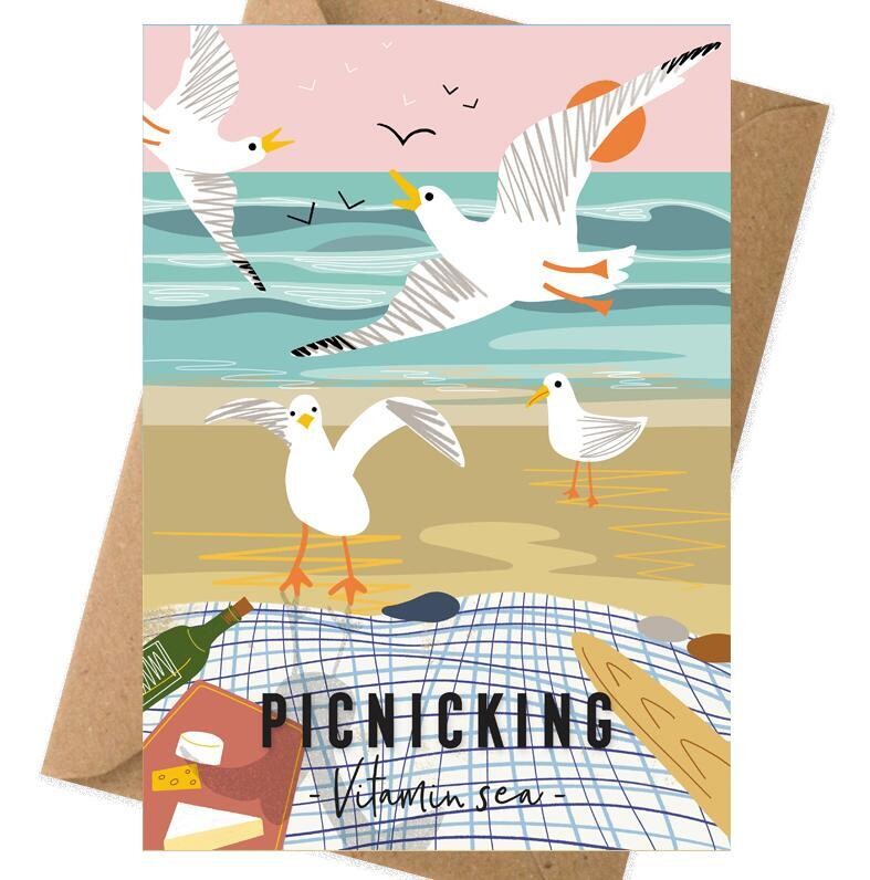Vitamin Sea Picnicking Card