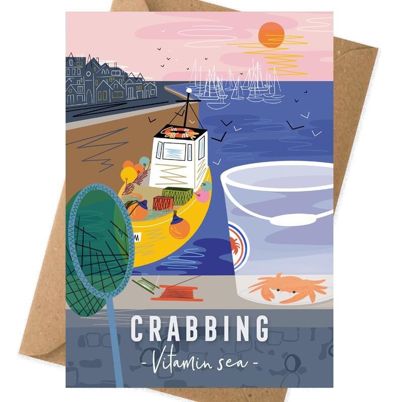 Vitamin Sea Crabbing Card
