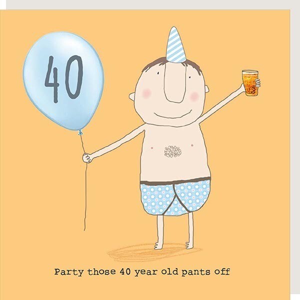 Boy 40 Card