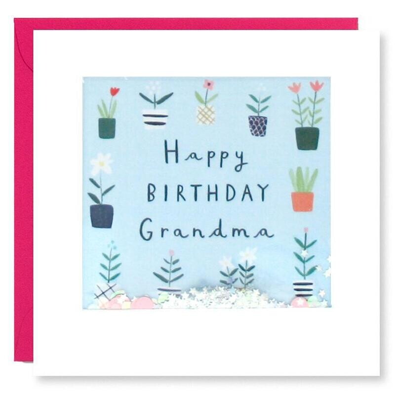 Grandma Plants Birthday Shakies Card