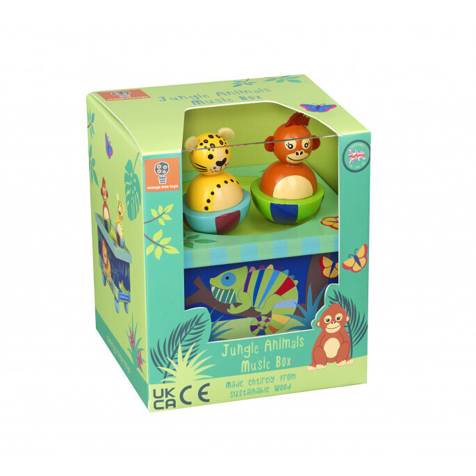 Jungle Animals Music Box