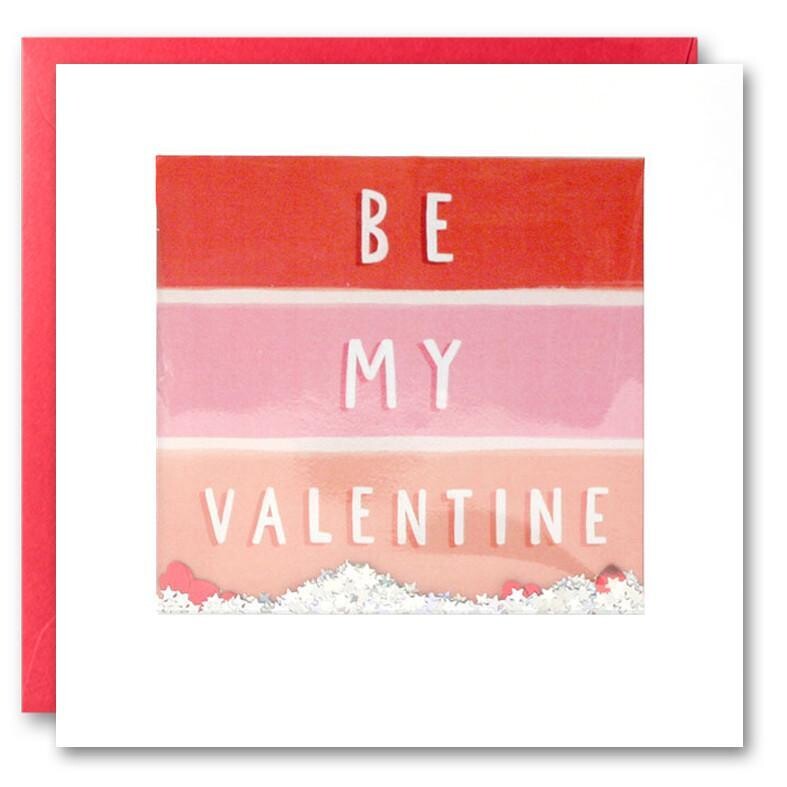 Be My Valentine Shakies Card