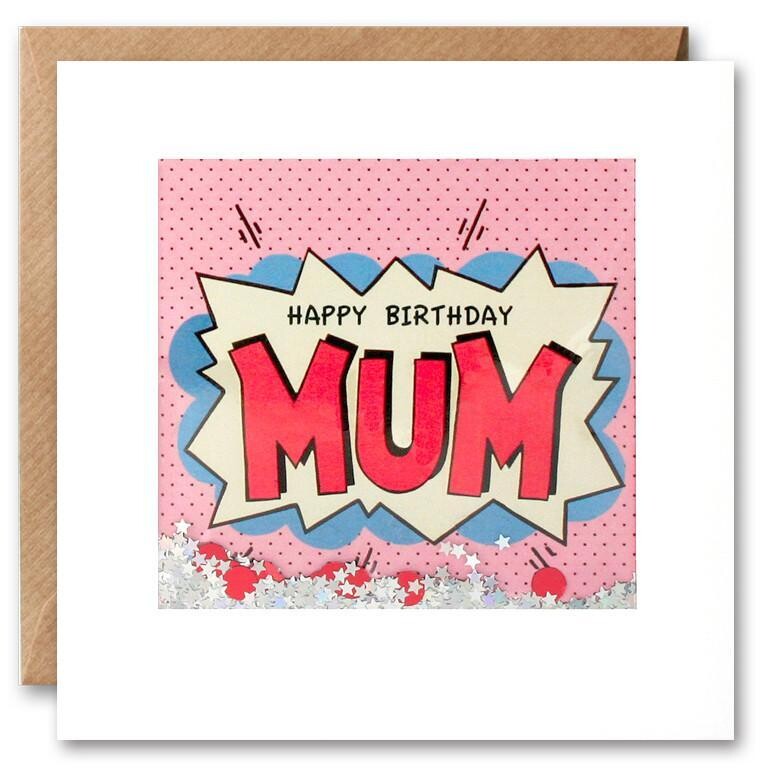 Mum Birthday Kapow Shakies Card