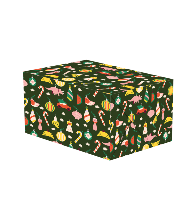 Single Sheet Wrap - Christmas Decorations