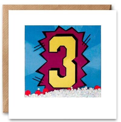 3 Kapow Shakies Card