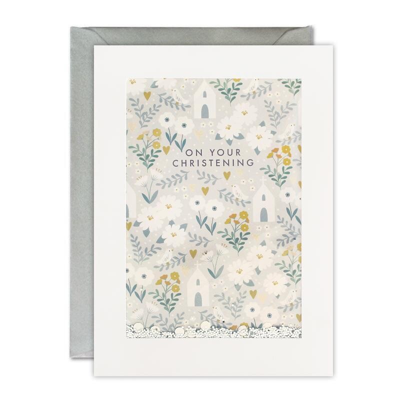 Christening Shakies Card