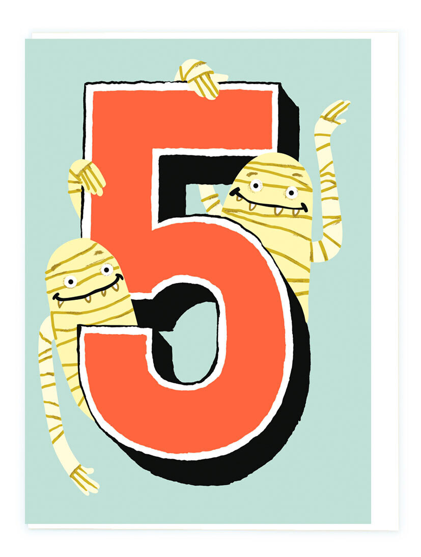 5th Birthday Mummies Card