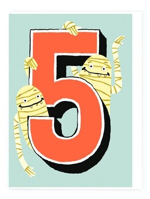 5th Birthday Mummies Card