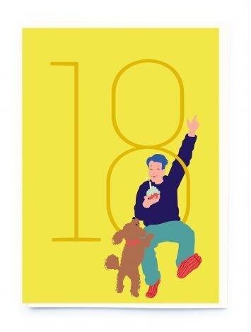18th Birthday Boy Card