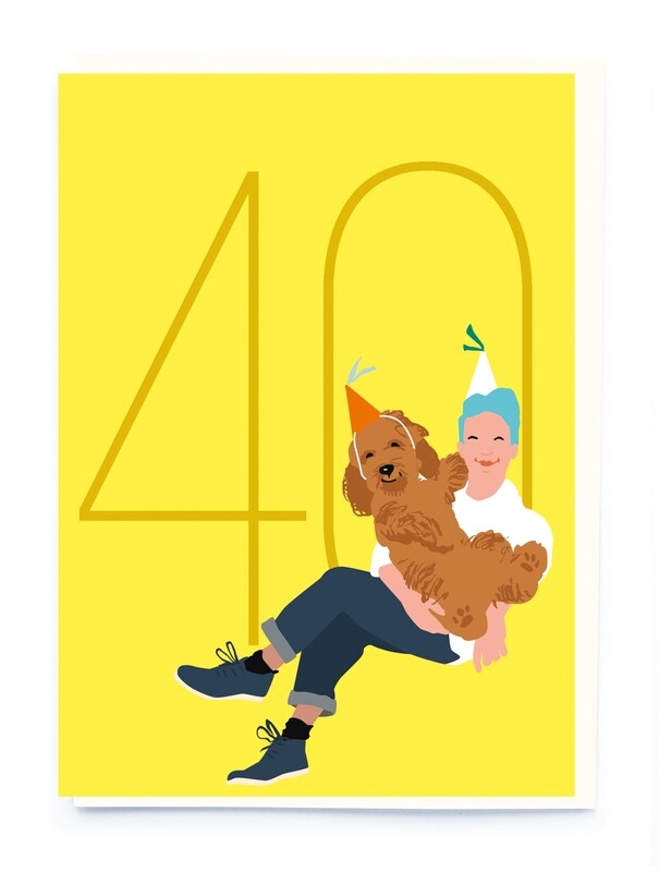 40th Birthday Boy Card