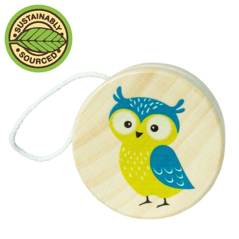 Wooden Wildlife Yo Yo - Owl