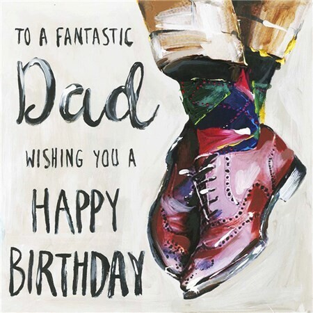 Dad shoes birthday card