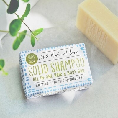 Lavender and tea tree oil 100% Natural Vegan Solid Shampoo Bar