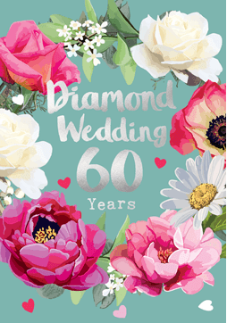 Diamond (60 Years) Wedding Anniversary Card