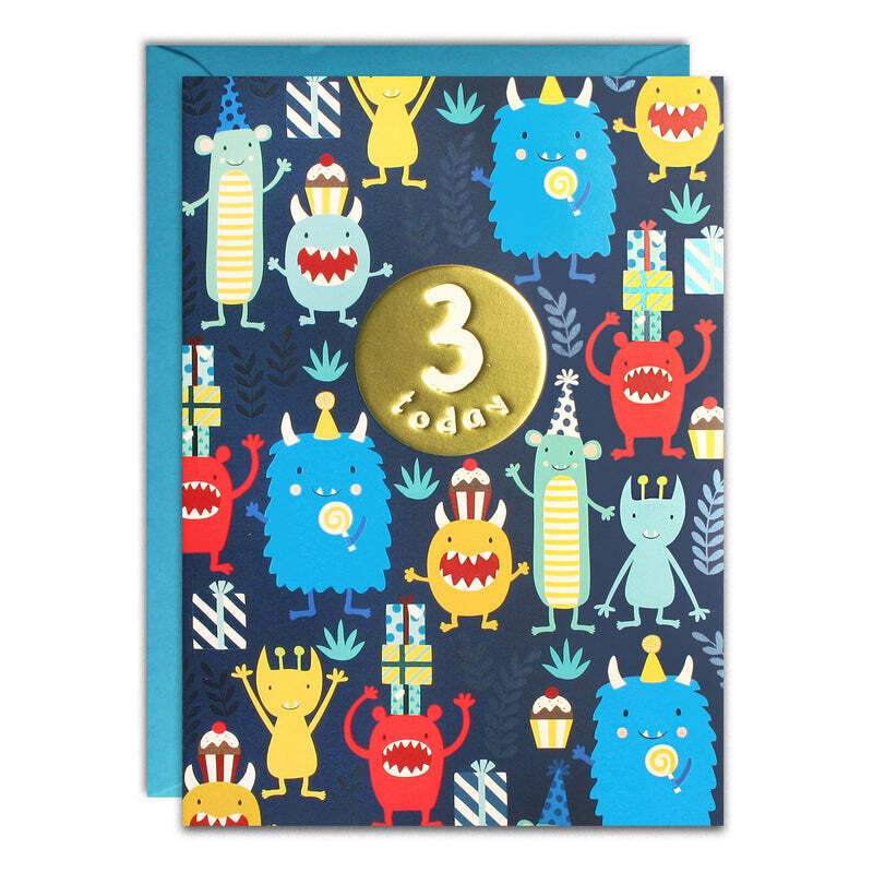 3 Monsters Card