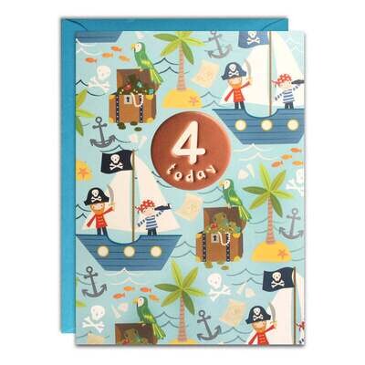 4 Pirates Card