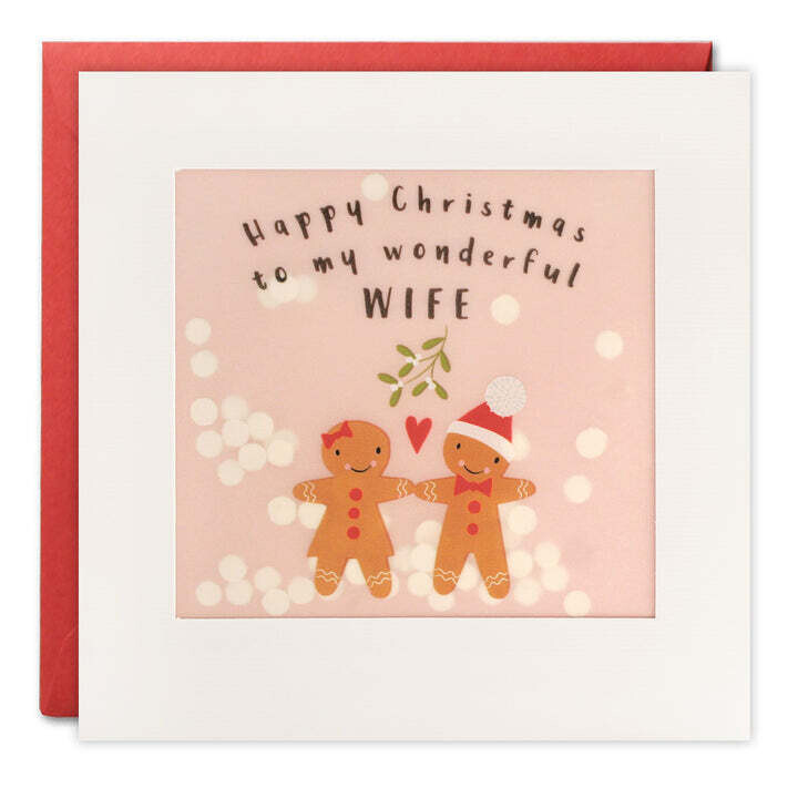 Wife Christmas Shakies Card
