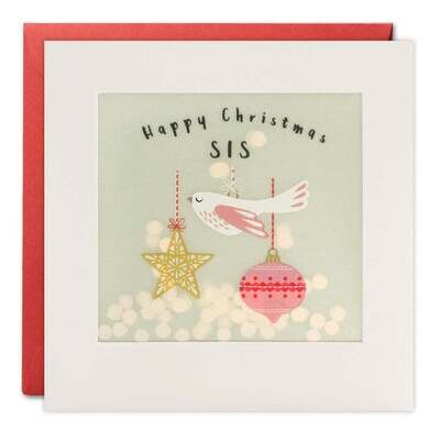 Sis Christmas Shakies Card