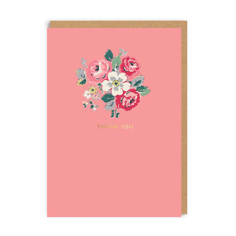 Cath Kidston Floral Thank You Card