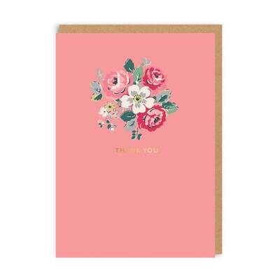 Cath Kidston Floral Thank You Card