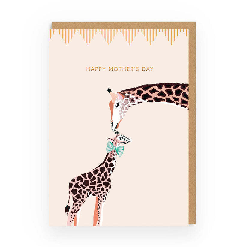 Happy Mother's Day Giraffe Card