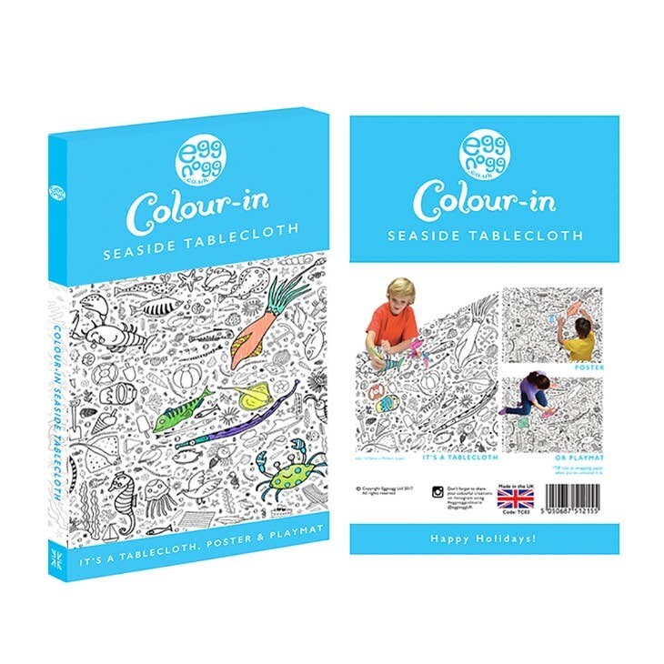 Egg Nogg Colour In Giant Poster/Tablecloth - Seaside