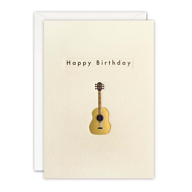 Happy Birthday Guitar Card