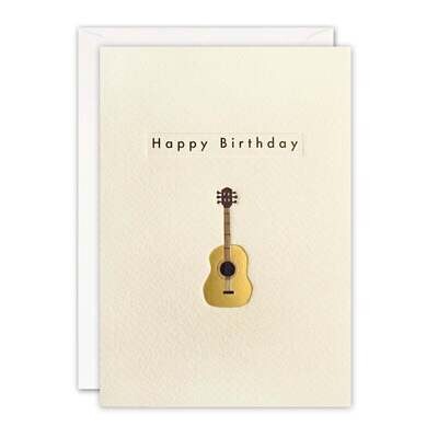 Happy Birthday Guitar Card
