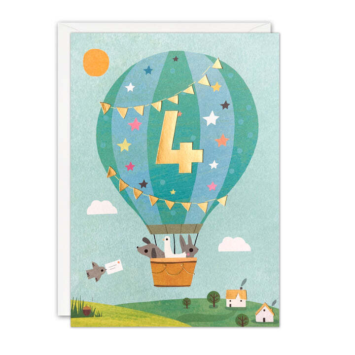 4 Balloon Card
