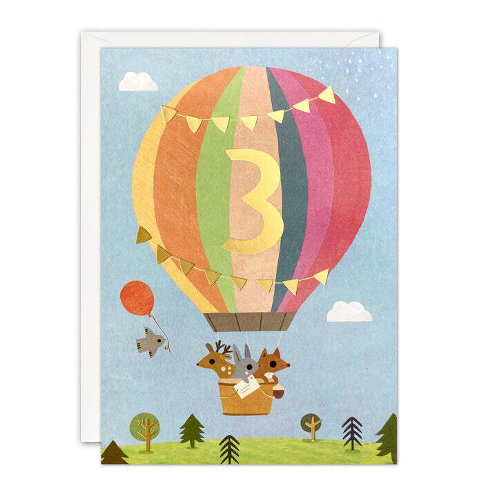 3 Balloon Card