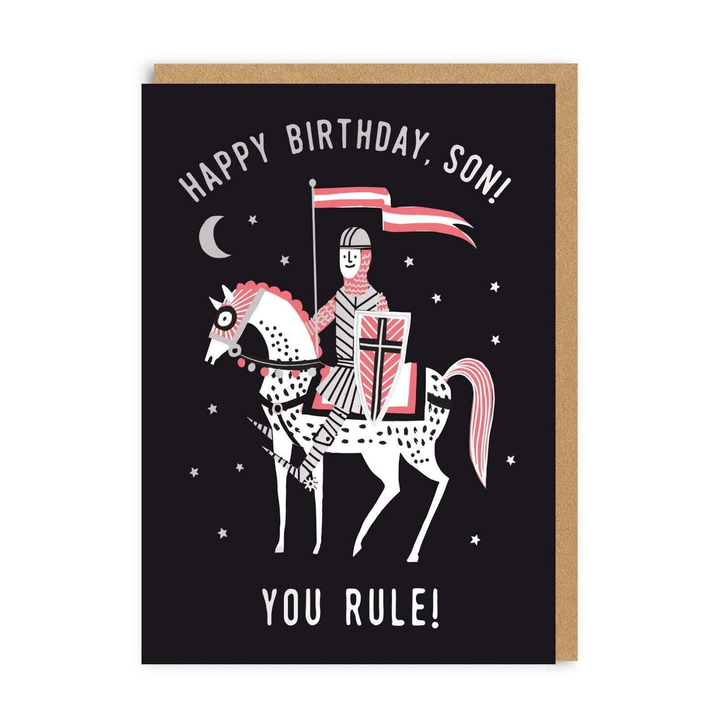 Son You Rule Birthday Card