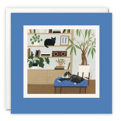 Paintworks Cats At Home Card