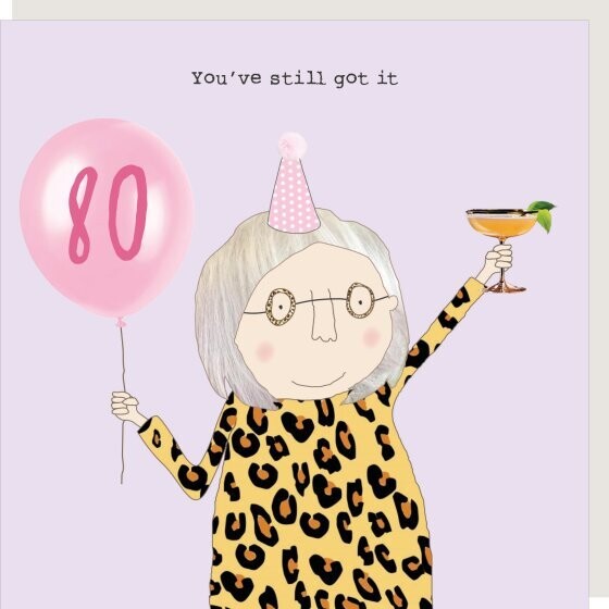 Girl 80 Still Got It Card
