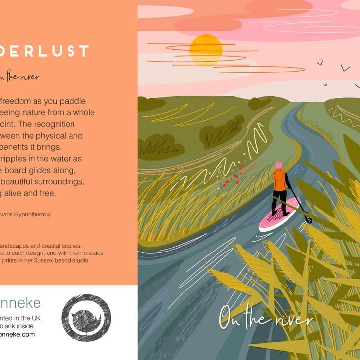 Wanderlust - On The River Card