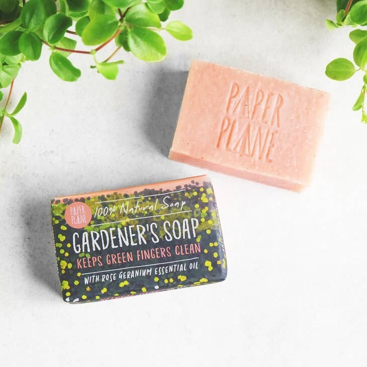 Gardener's Soap 100% Natural Vegan - Rose Geranium