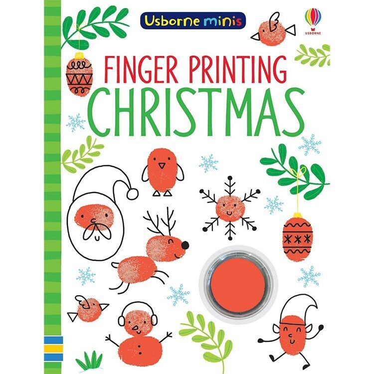 Mini Book - Christmas Finger Printing