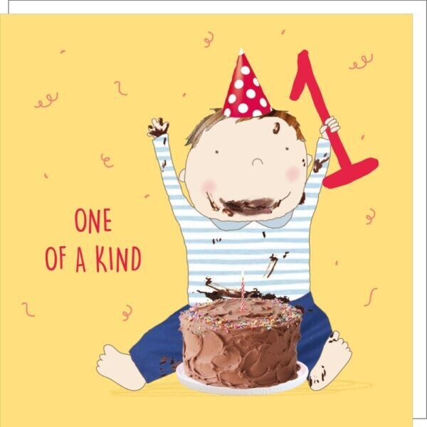 1st Birthday Cake Smash Card