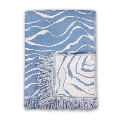 Coastal Blanket (blue Waves) 125x150cm