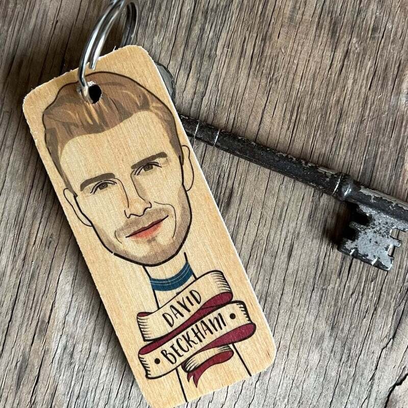 David Beckham Keyring