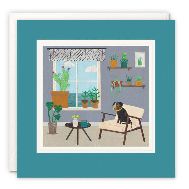 Paintworks Window Dog Card